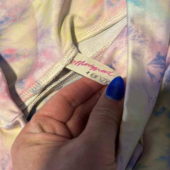 Free People tie dye biker shorts size M/L (Rare) - Picture 4 of 8